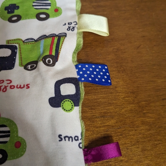 Taggies Green Tag Security Blanket,Soft Tag Blanket Lovey Toy - Picture 4 of 7